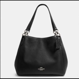 Large black Coach bag: nwt
